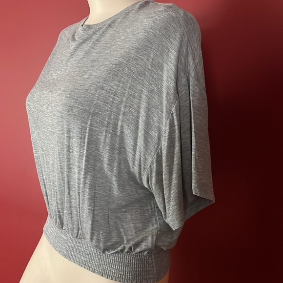 Lime Blue Tops - BNWOT Lime Blue elastic bottom super soft top